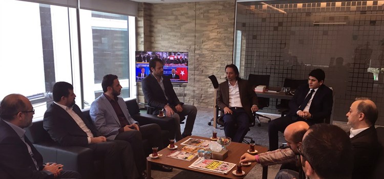 Yeni Şafak Gazetesine geçmiş olsun ziyareti