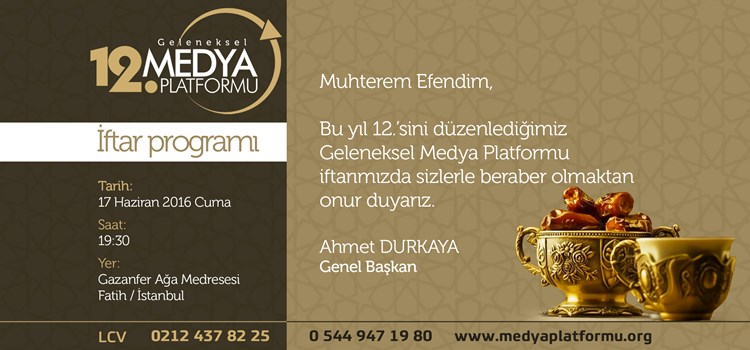 12.Geleneksel İftar Programı