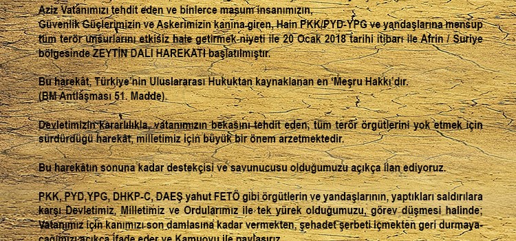 liderhaber.org- Medya Platform'dan Afrin'e tam destek!